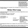 Lang Heinz 1931-1991 Todesanzeige